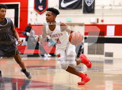 Thumbnail 3 in Bishop Montgomery vs. Westchester (Trevor Ariza Tip-off Classic) photogallery.