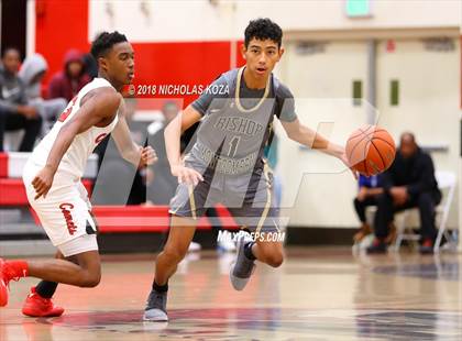 Thumbnail 3 in Bishop Montgomery vs. Westchester (Trevor Ariza Tip-off Classic) photogallery.