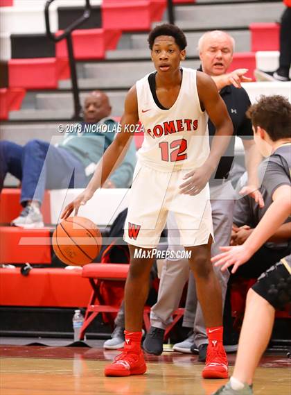 Thumbnail 3 in Bishop Montgomery vs. Westchester (Trevor Ariza Tip-off Classic) photogallery.