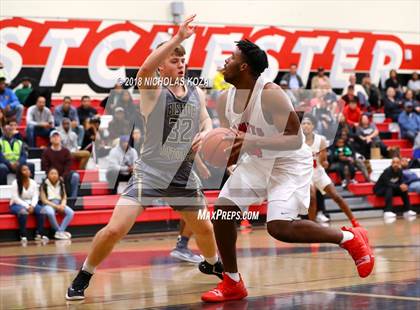 Thumbnail 3 in Bishop Montgomery vs. Westchester (Trevor Ariza Tip-off Classic) photogallery.