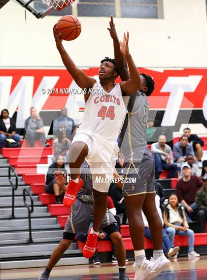 Thumbnail 1 in Bishop Montgomery vs. Westchester (Trevor Ariza Tip-off Classic) photogallery.