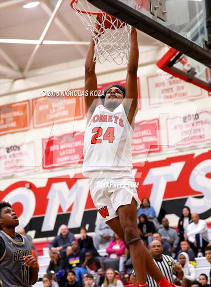 Thumbnail 1 in Bishop Montgomery vs. Westchester (Trevor Ariza Tip-off Classic) photogallery.