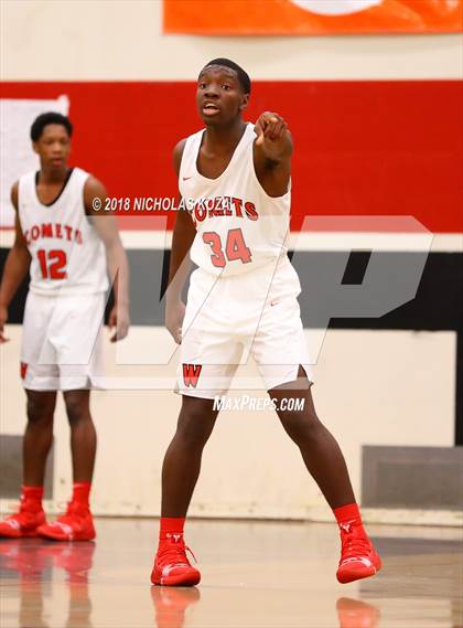 Thumbnail 2 in Bishop Montgomery vs. Westchester (Trevor Ariza Tip-off Classic) photogallery.