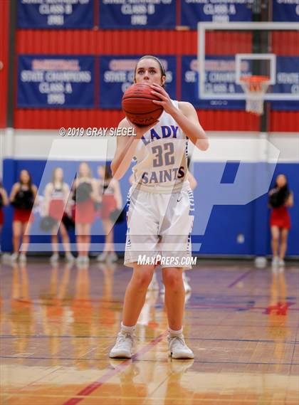 Thumbnail 2 in Oklahoma Christian vs Crossings Christian photogallery.