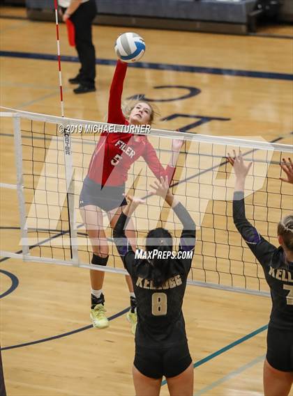 Thumbnail 2 in Kellogg vs Filer (3A State Tournament) photogallery.