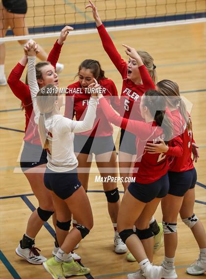 Thumbnail 2 in Kellogg vs Filer (3A State Tournament) photogallery.