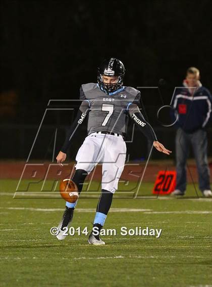 Thumbnail 1 in East vs. Olathe North (KSHSAA Class 6A Playoff) photogallery.