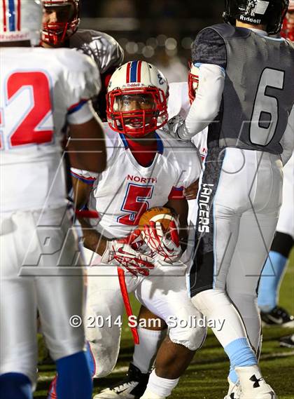 Thumbnail 3 in East vs. Olathe North (KSHSAA Class 6A Playoff) photogallery.