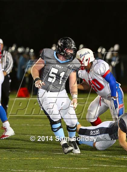 Thumbnail 1 in East vs. Olathe North (KSHSAA Class 6A Playoff) photogallery.