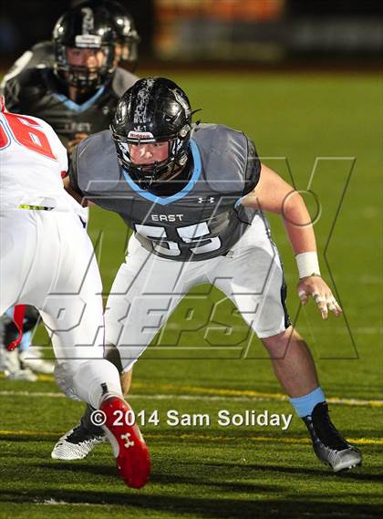 Thumbnail 2 in East vs. Olathe North (KSHSAA Class 6A Playoff) photogallery.
