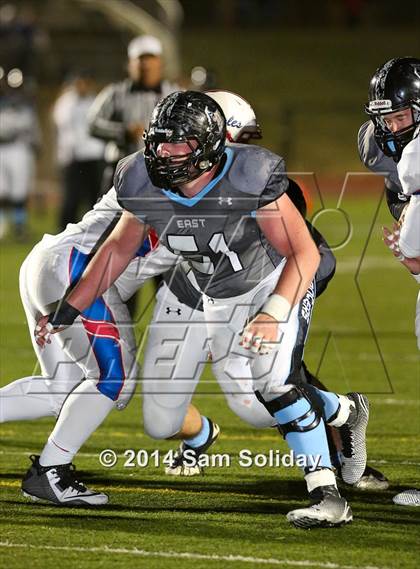 Thumbnail 1 in East vs. Olathe North (KSHSAA Class 6A Playoff) photogallery.