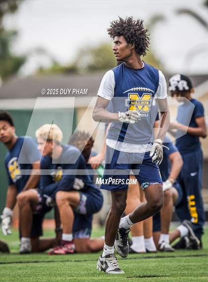 Thumbnail 2 in Millikan VS Corona Del Mar (Battle at the Beach 7on7) photogallery.