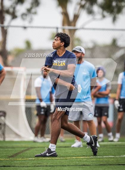 Thumbnail 2 in Millikan VS Corona Del Mar (Battle at the Beach 7on7) photogallery.