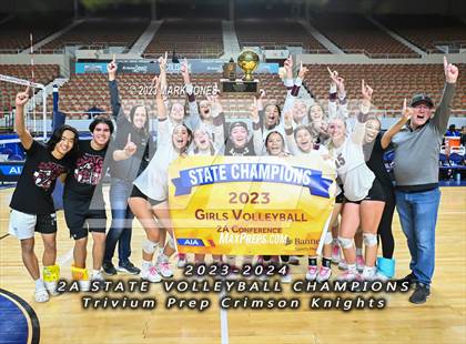Thumbnail 2 in Phoenix Country Day vs. Trivium Prep (AIA 2A Final - Awards) photogallery.
