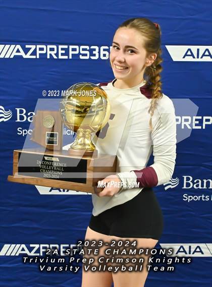 Thumbnail 3 in Phoenix Country Day vs. Trivium Prep (AIA 2A Final - Awards) photogallery.