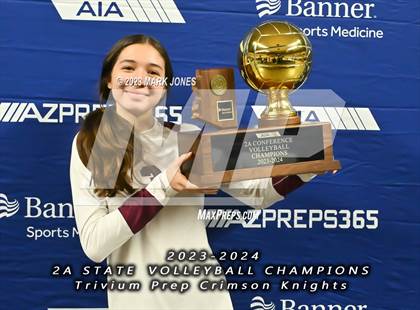 Thumbnail 3 in Phoenix Country Day vs. Trivium Prep (AIA 2A Final - Awards) photogallery.