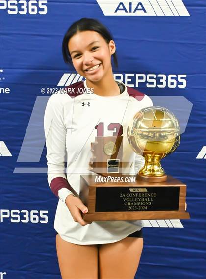 Thumbnail 3 in Phoenix Country Day vs. Trivium Prep (AIA 2A Final - Awards) photogallery.
