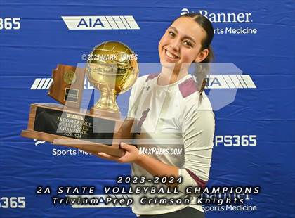 Thumbnail 2 in Phoenix Country Day vs. Trivium Prep (AIA 2A Final - Awards) photogallery.