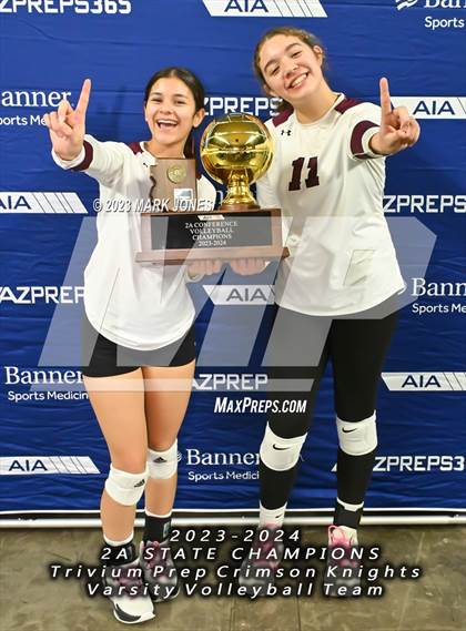 Thumbnail 3 in Phoenix Country Day vs. Trivium Prep (AIA 2A Final - Awards) photogallery.