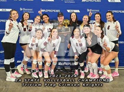 Thumbnail 3 in Phoenix Country Day vs. Trivium Prep (AIA 2A Final - Awards) photogallery.