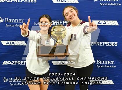 Thumbnail 2 in Phoenix Country Day vs. Trivium Prep (AIA 2A Final - Awards) photogallery.