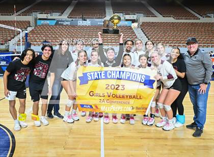 Thumbnail 3 in Phoenix Country Day vs. Trivium Prep (AIA 2A Final - Awards) photogallery.