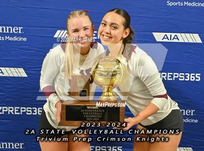 Thumbnail 3 in Phoenix Country Day vs. Trivium Prep (AIA 2A Final - Awards) photogallery.