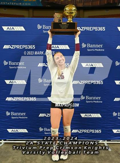 Thumbnail 2 in Phoenix Country Day vs. Trivium Prep (AIA 2A Final - Awards) photogallery.