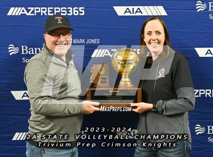 Thumbnail 2 in Phoenix Country Day vs. Trivium Prep (AIA 2A Final - Awards) photogallery.
