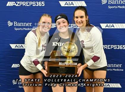 Thumbnail 2 in Phoenix Country Day vs. Trivium Prep (AIA 2A Final - Awards) photogallery.