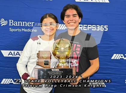 Thumbnail 2 in Phoenix Country Day vs. Trivium Prep (AIA 2A Final - Awards) photogallery.