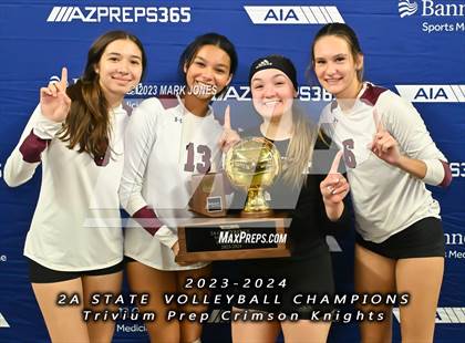 Thumbnail 1 in Phoenix Country Day vs. Trivium Prep (AIA 2A Final - Awards) photogallery.
