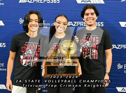 Thumbnail 3 in Phoenix Country Day vs. Trivium Prep (AIA 2A Final - Awards) photogallery.