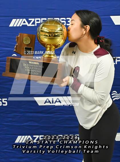 Thumbnail 3 in Phoenix Country Day vs. Trivium Prep (AIA 2A Final - Awards) photogallery.