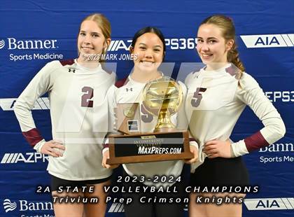 Thumbnail 1 in Phoenix Country Day vs. Trivium Prep (AIA 2A Final - Awards) photogallery.