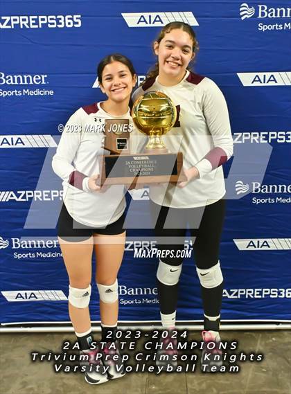 Thumbnail 3 in Phoenix Country Day vs. Trivium Prep (AIA 2A Final - Awards) photogallery.