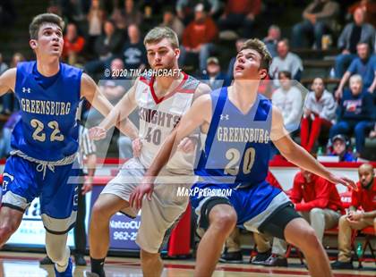 Thumbnail 1 in  Greensburg vs South Dearborn (IHSAA Sectional Playoff) photogallery.