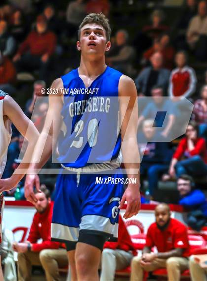 Thumbnail 3 in  Greensburg vs South Dearborn (IHSAA Sectional Playoff) photogallery.