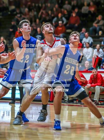 Thumbnail 3 in  Greensburg vs South Dearborn (IHSAA Sectional Playoff) photogallery.