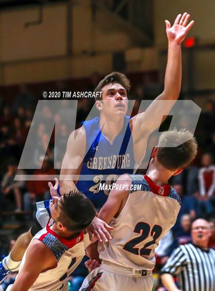Thumbnail 3 in  Greensburg vs South Dearborn (IHSAA Sectional Playoff) photogallery.