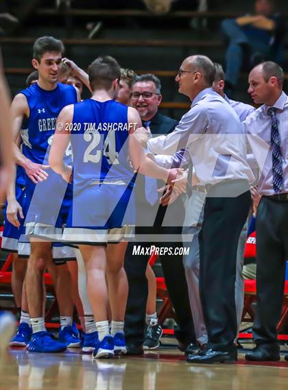 Thumbnail 2 in  Greensburg vs South Dearborn (IHSAA Sectional Playoff) photogallery.
