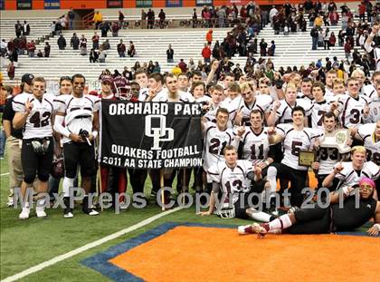 Thumbnail 3 in Orchard Park vs. Newburgh Free Academy (NYSPHSAA Class AA Final) photogallery.