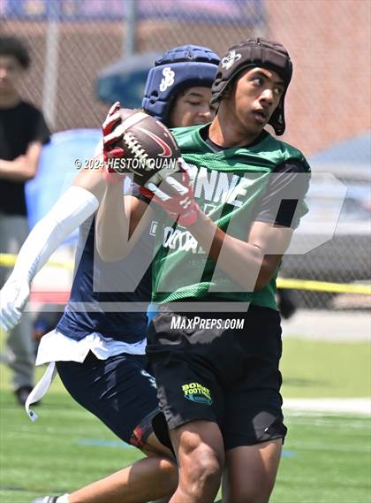 Thumbnail 1 in St. John Bosco vs. Narbonne (Battle At The Beach) photogallery.