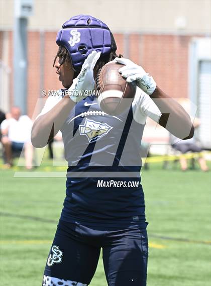 Thumbnail 2 in St. John Bosco vs. Narbonne (Battle At The Beach) photogallery.