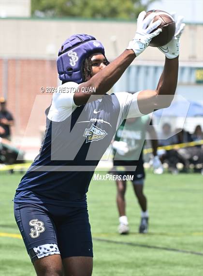 Thumbnail 3 in St. John Bosco vs. Narbonne (Battle At The Beach) photogallery.