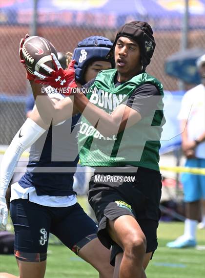 Thumbnail 3 in St. John Bosco vs. Narbonne (Battle At The Beach) photogallery.