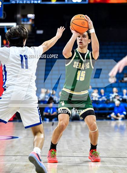 Thumbnail 2 in La Habra vs. St. Bonaventure (CIF SS DIV 3AA Championship) photogallery.