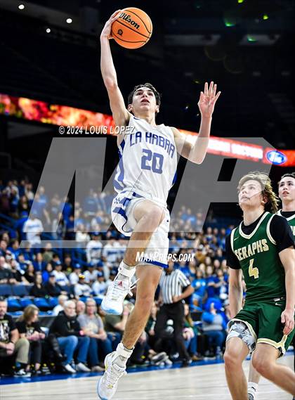 Thumbnail 3 in La Habra vs. St. Bonaventure (CIF SS DIV 3AA Championship) photogallery.