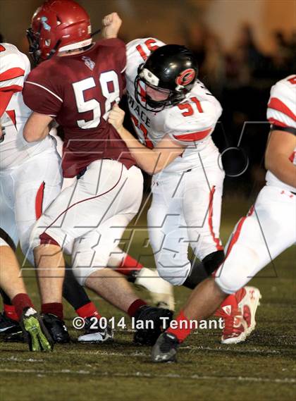 Thumbnail 1 in Grace Brethren @ St. Margaret's (CIF SS East Valley Final) photogallery.