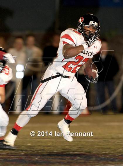 Thumbnail 1 in Grace Brethren @ St. Margaret's (CIF SS East Valley Final) photogallery.